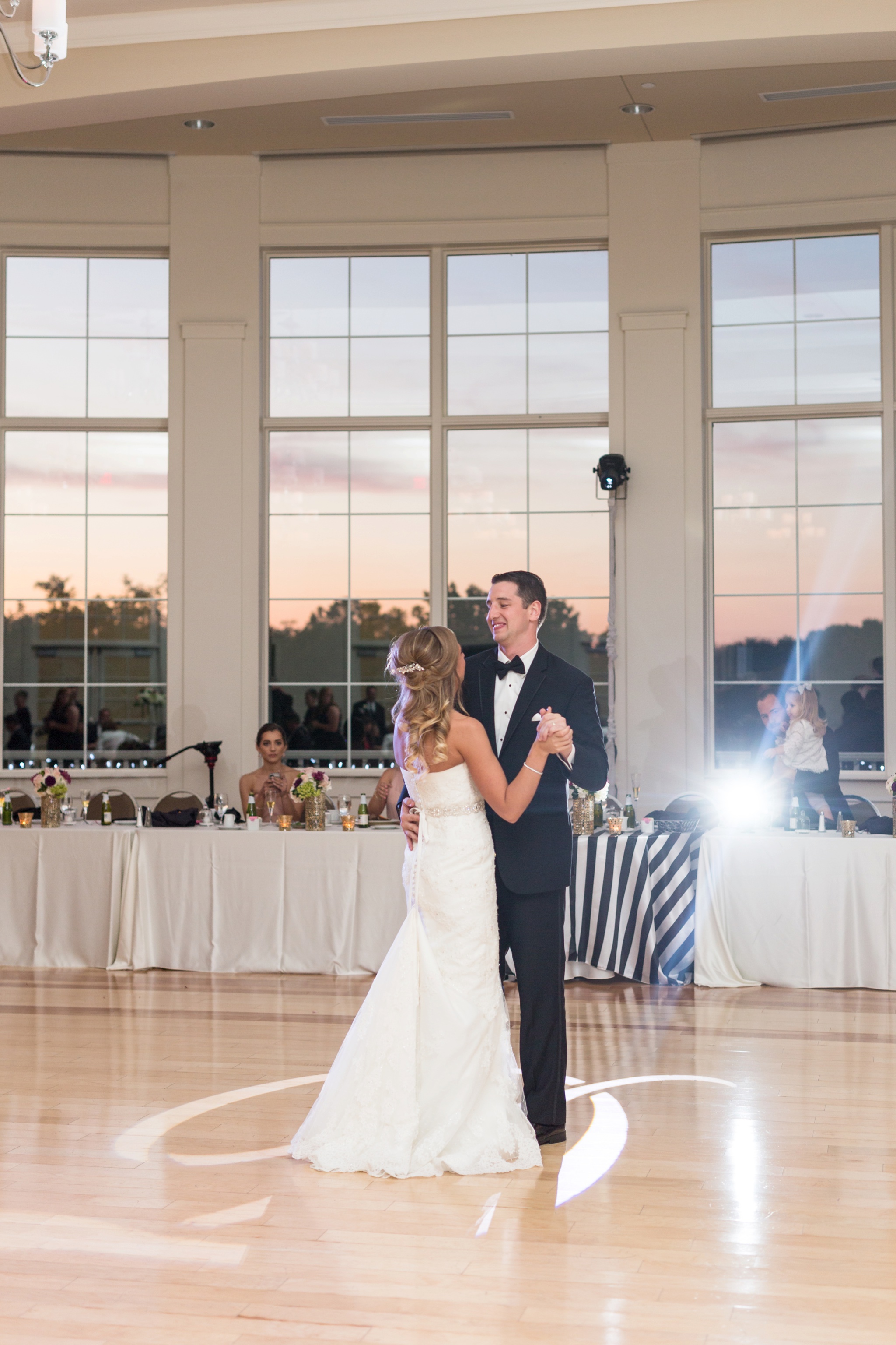Reception at Cooper Creek Event Center in Blue Ash, First Dance