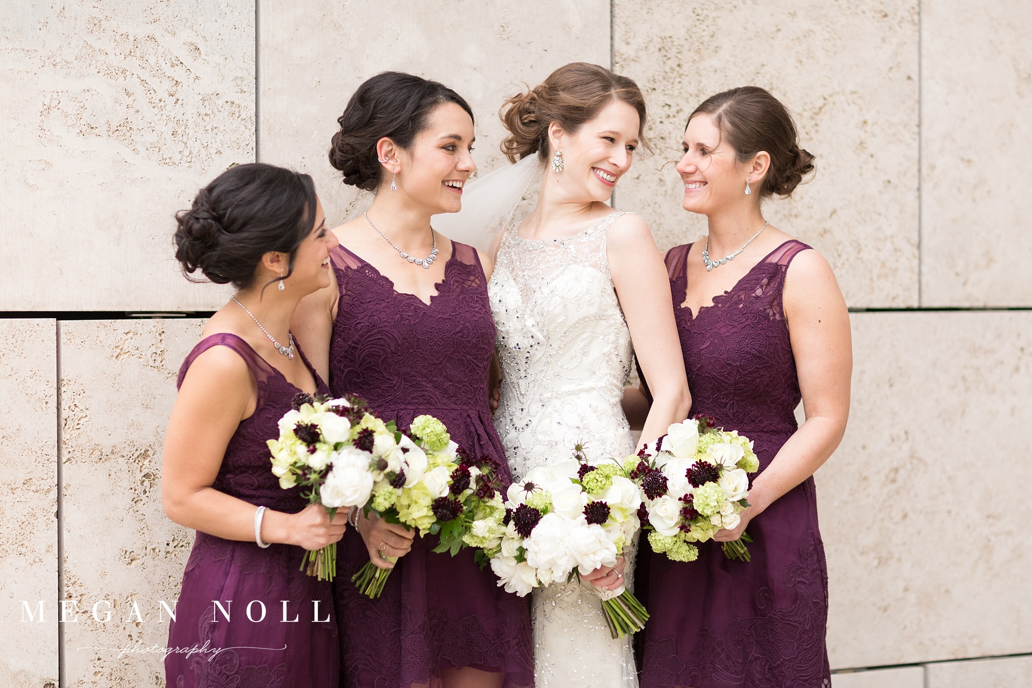 Bridal Party Pictures, Purple Bridesmaids Dresses, Cincinnati Wedding Photographer
