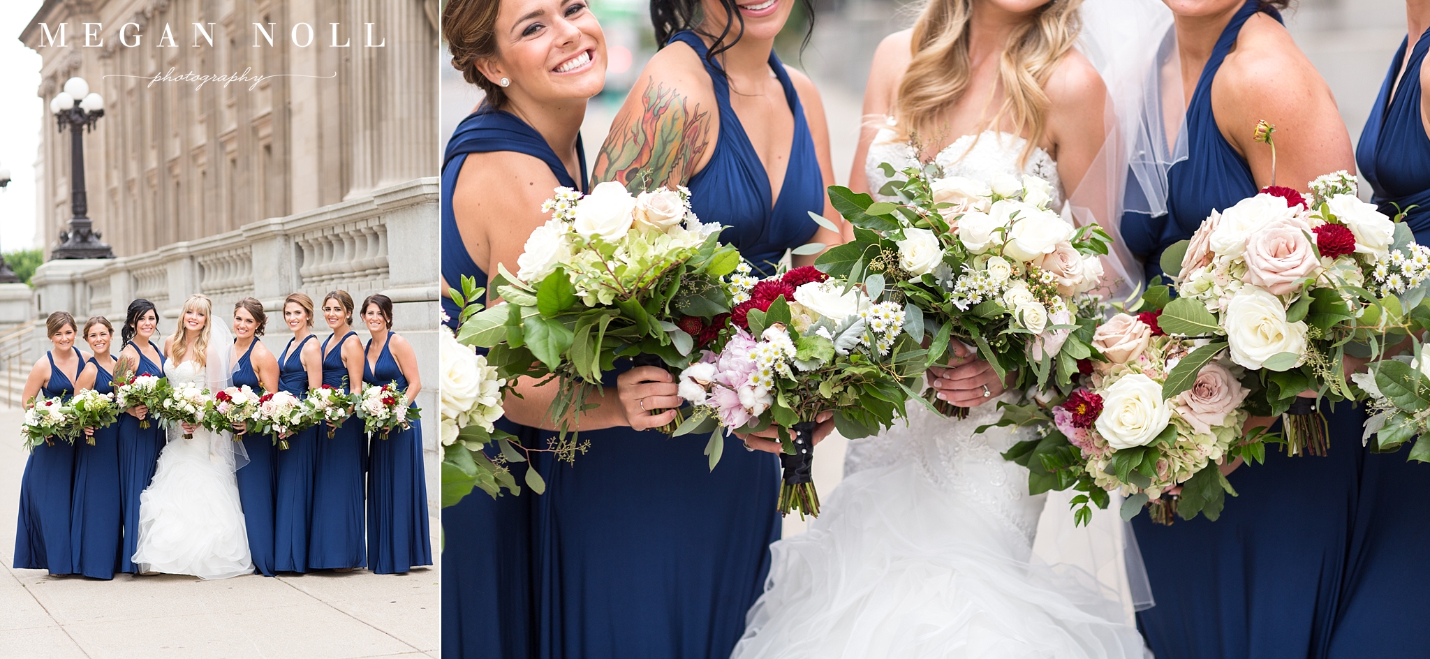 Bridesmaids, Navy Bridesmaid Dresses, Indianapolis Wedding Photography, The Empty Vase