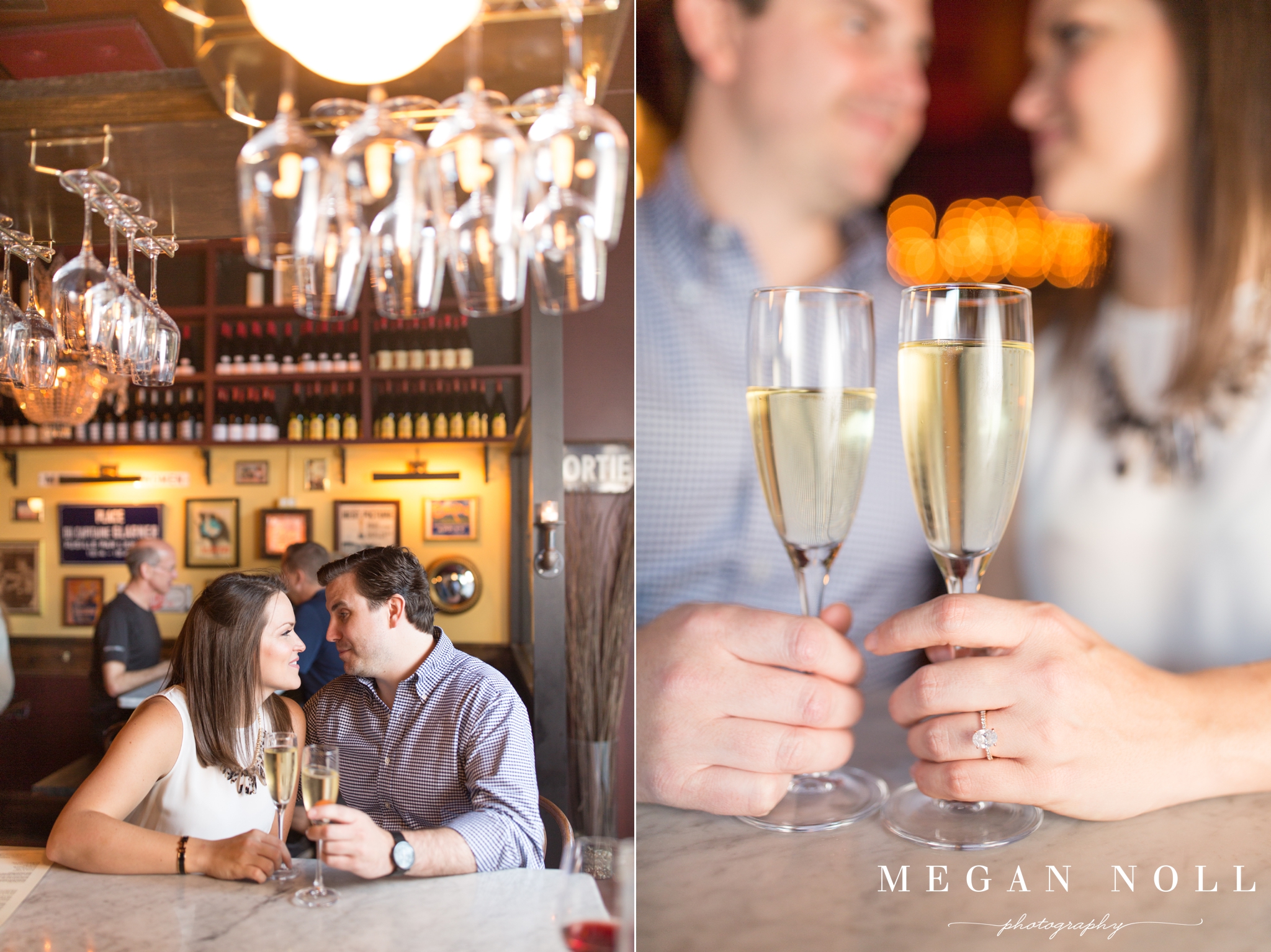 Wine Bar Engagement Pictures, Engagement Pictures with Wine, New York