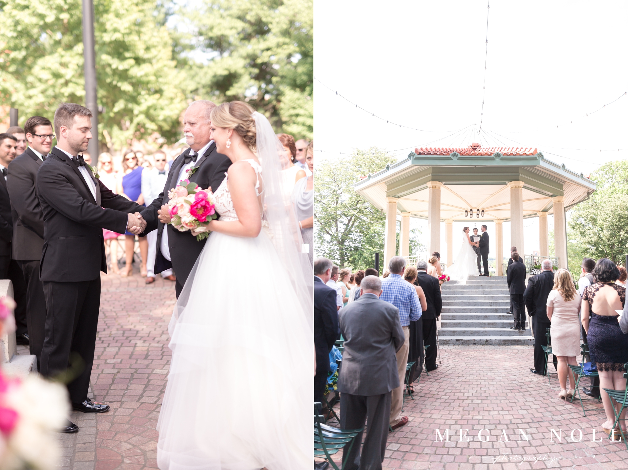 Washington Park, Wedding Ceremony, Dad Giving Bride away