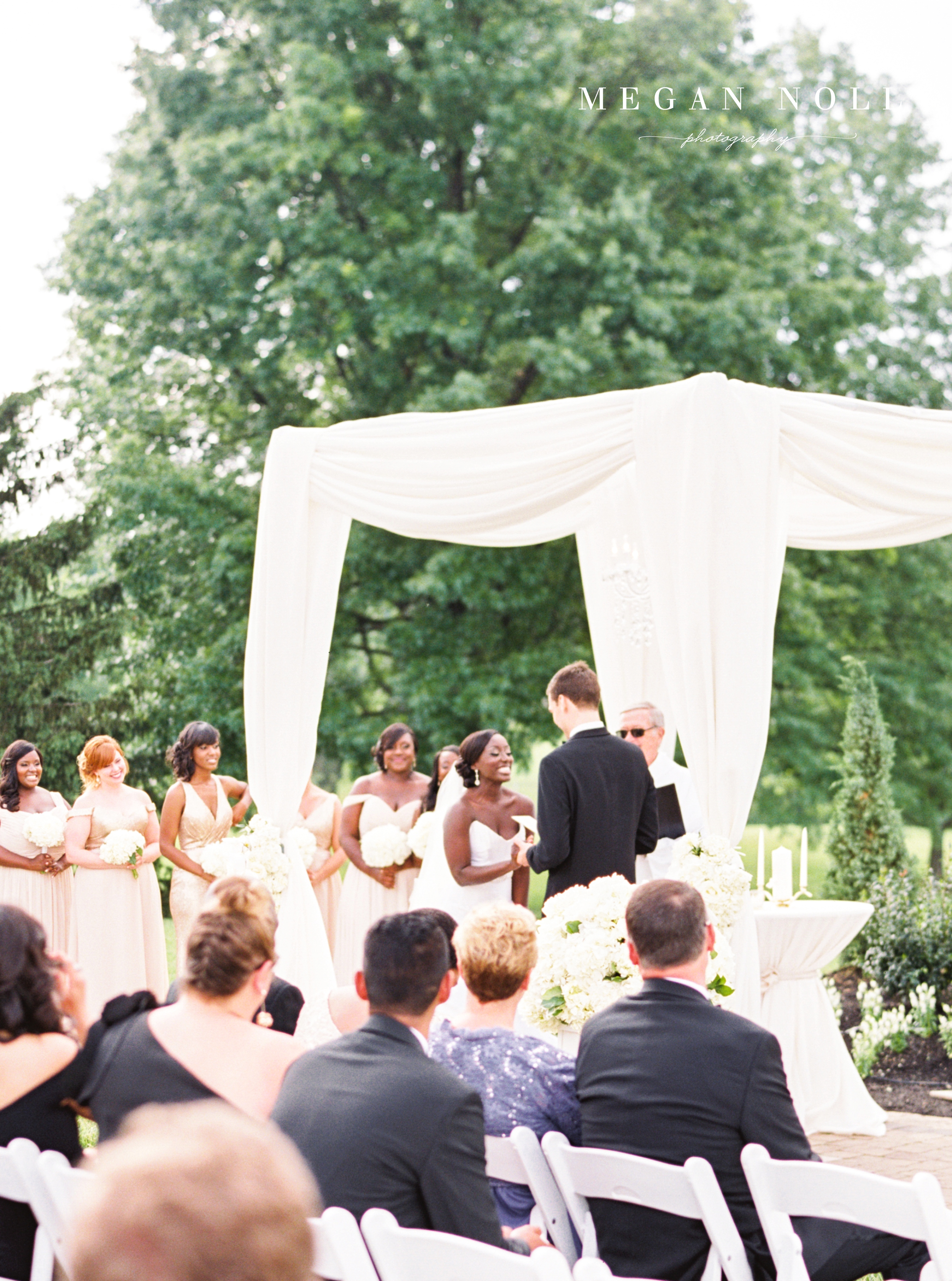 Outdoor Cincinnati Ceremony, Cooper Creek Wedding Ceremony, 
