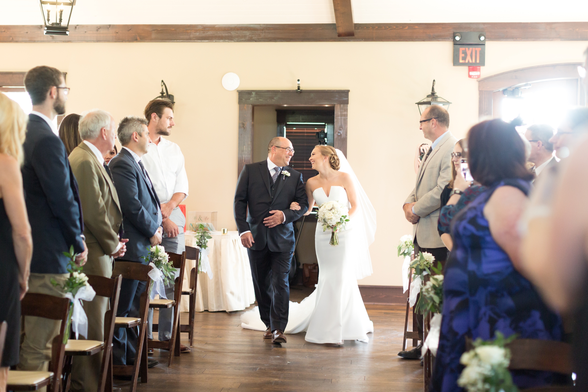 Ceremony at Manor House Banquet Center, Carriage house wedding