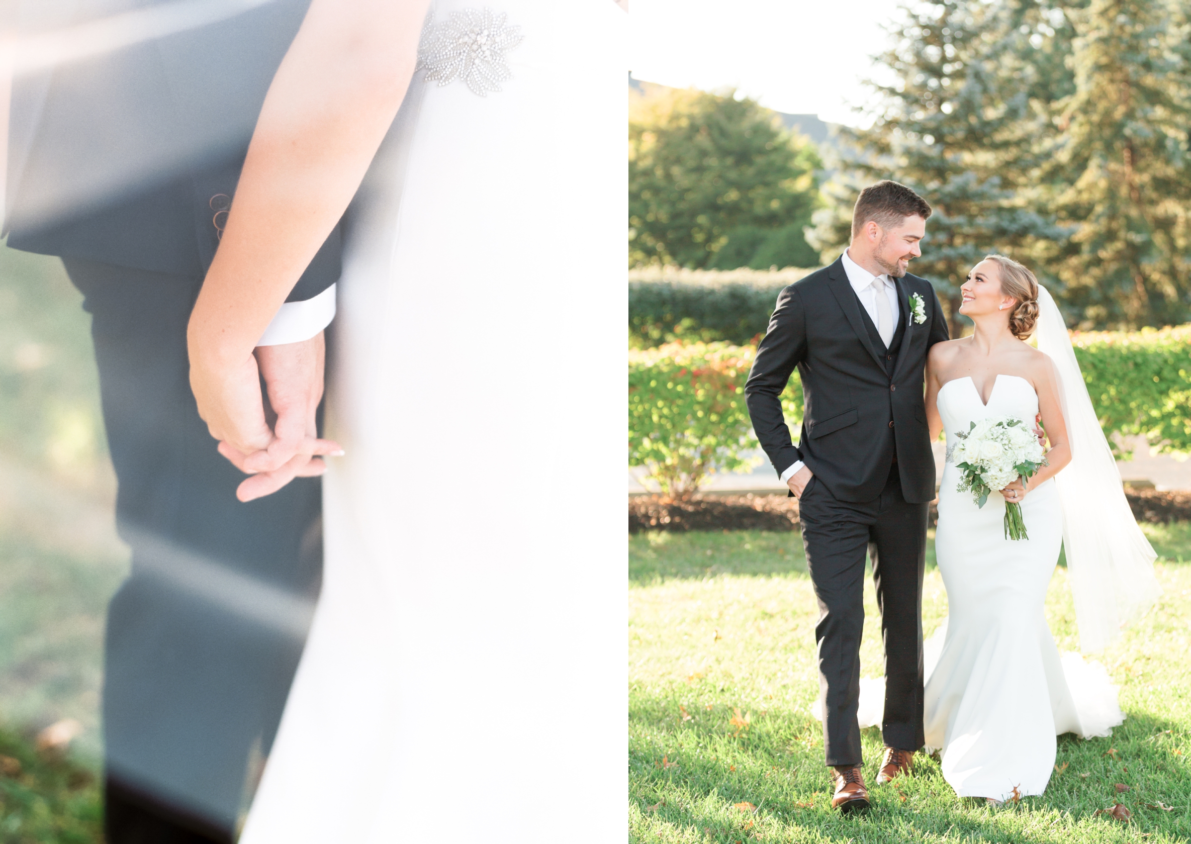 Holding hands, wedding day, Photographers, Cincinnati