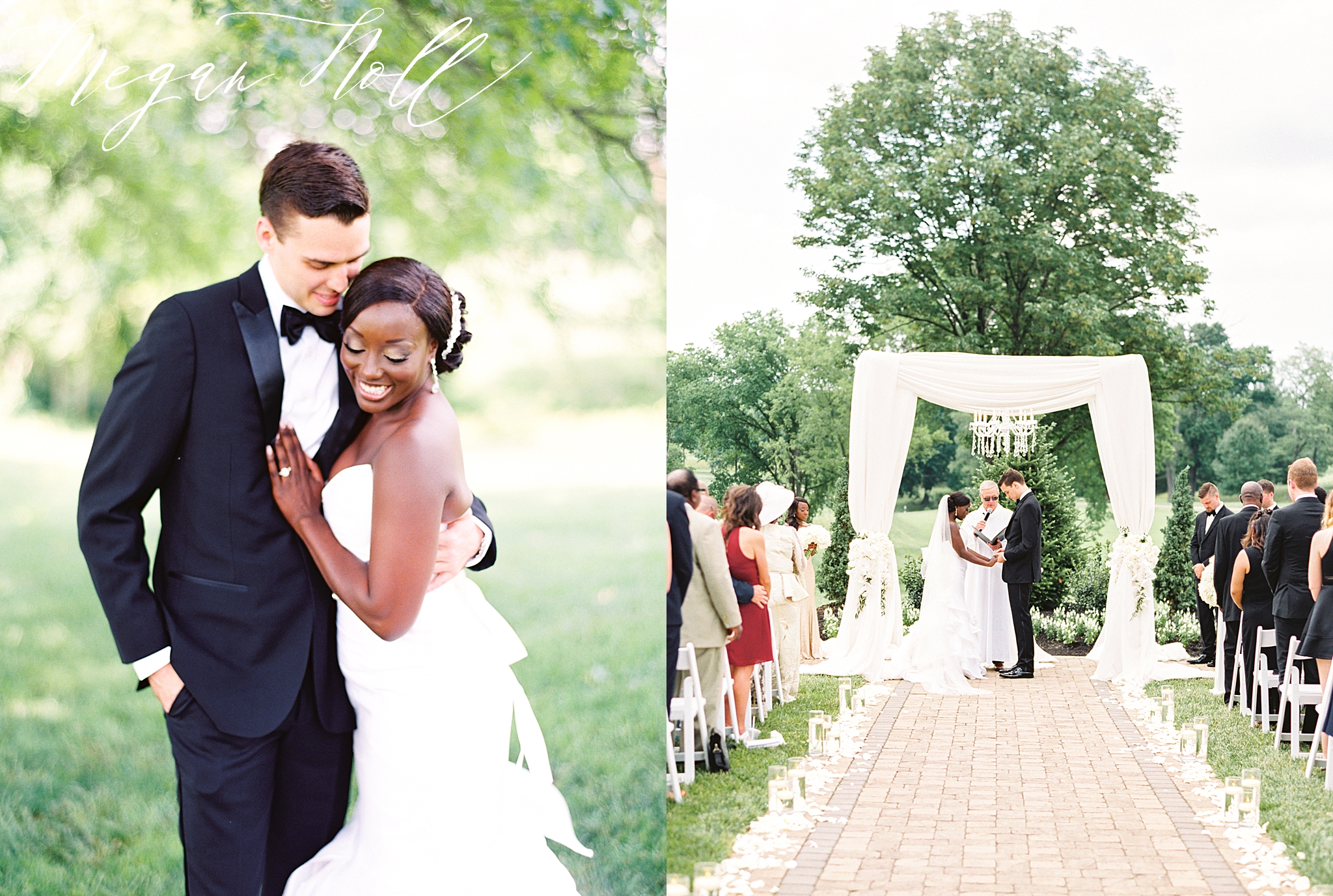 Outdoor ceremony at Cooper Creek in Blue Ash