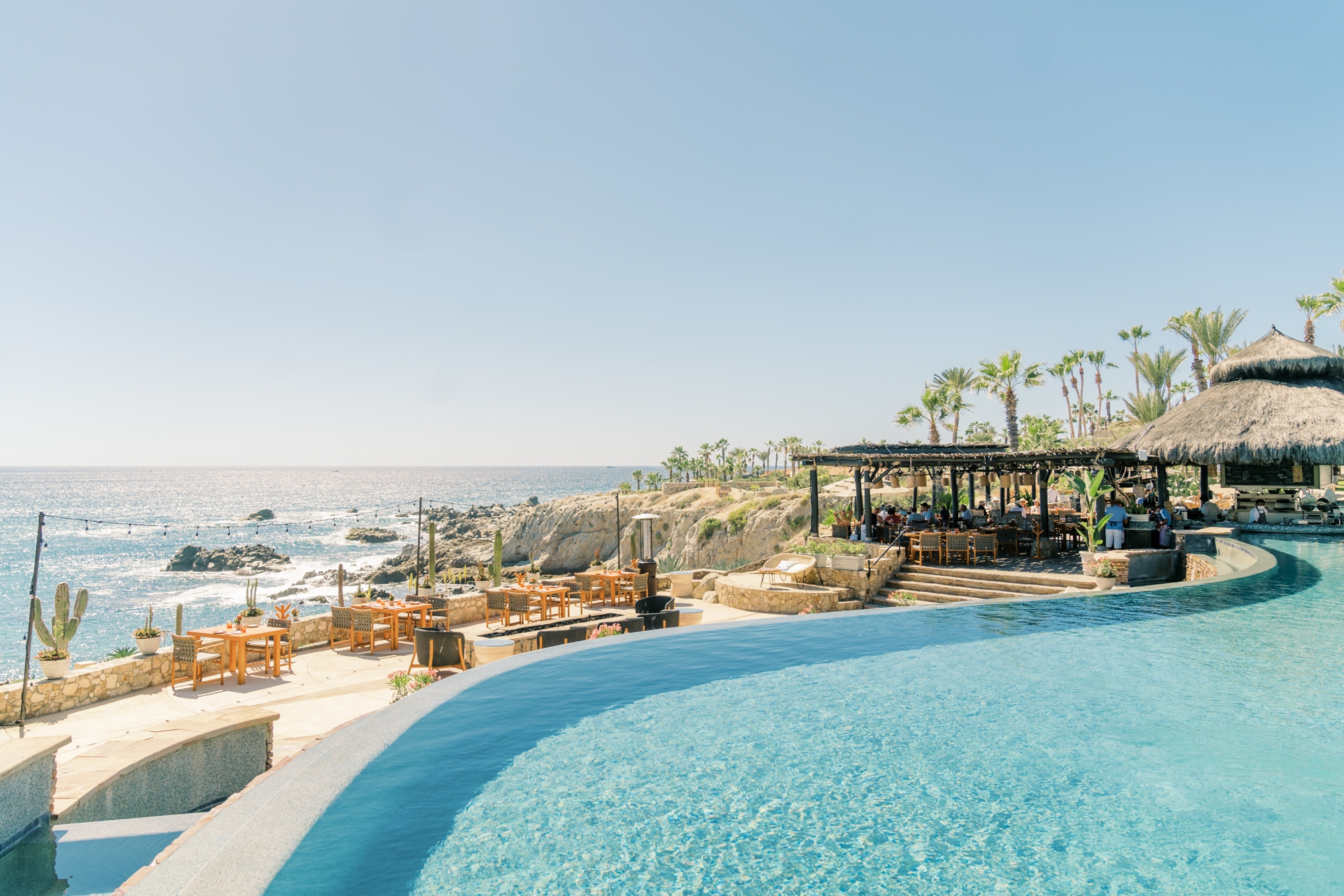 Esperanza Los Cabos pool overlooking the Baja peninsula