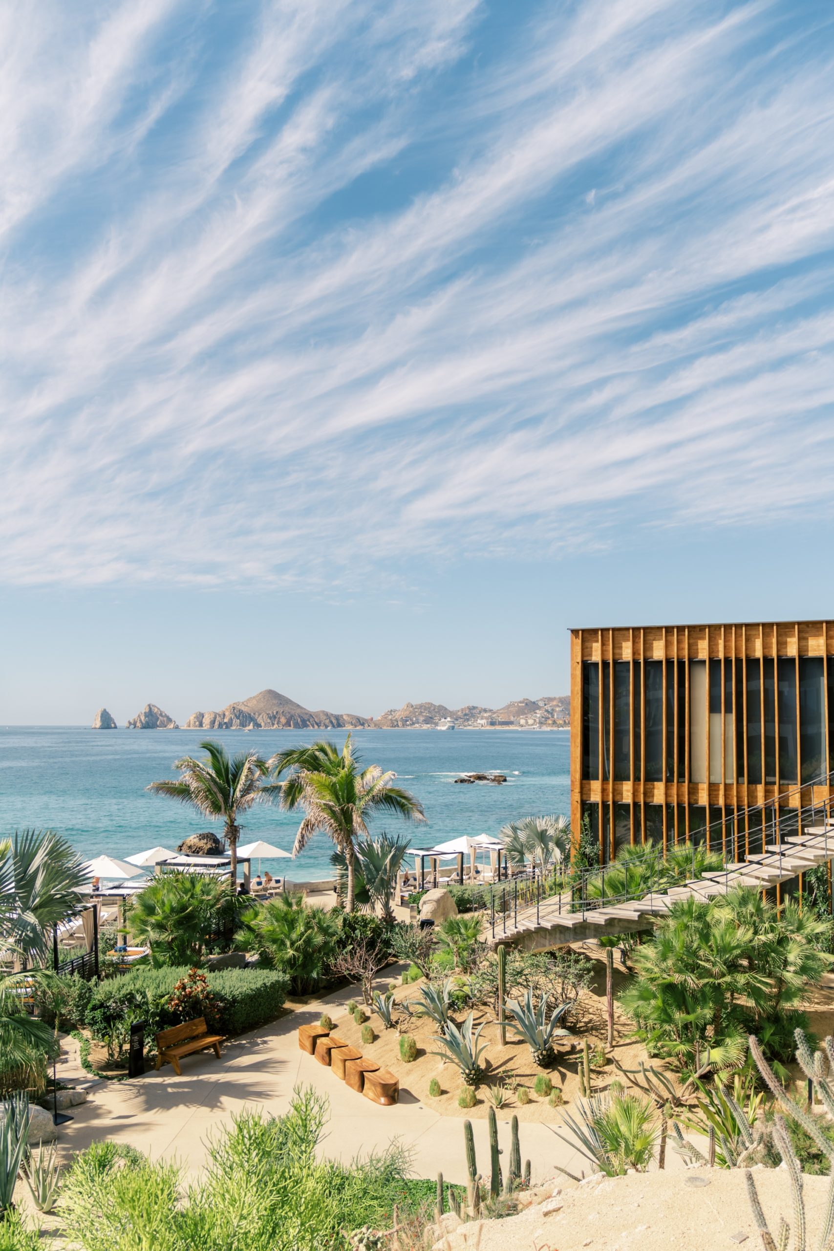 The Cape in Cabo overlooks the ocean and cliffs