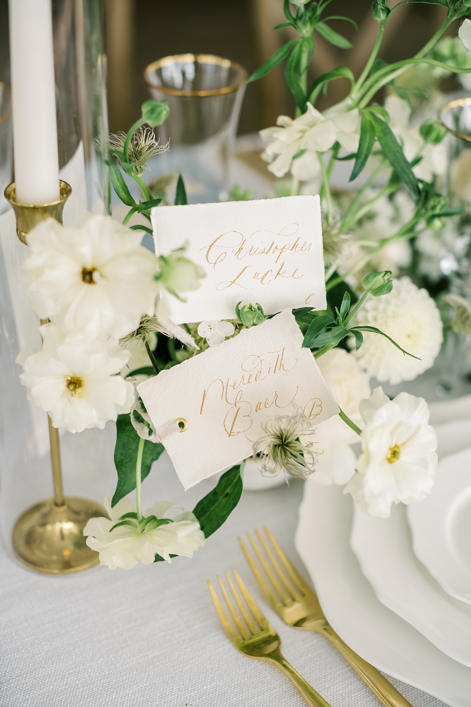 Place cards from Shasta Bell Calligraphy