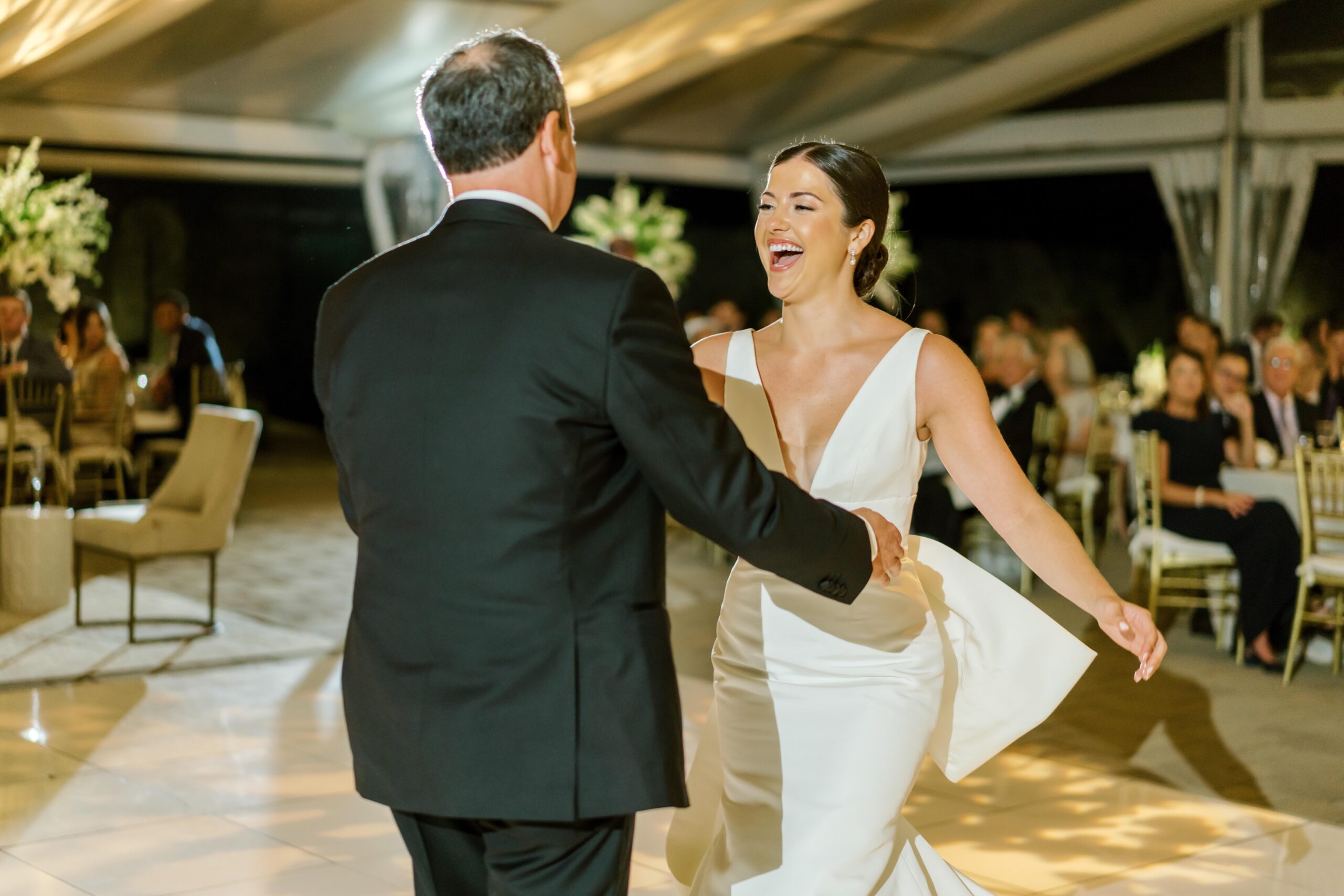 Bride dances with her father