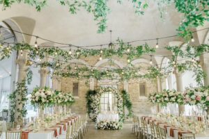 Pavilion at Ault Park used for the garden party wedding